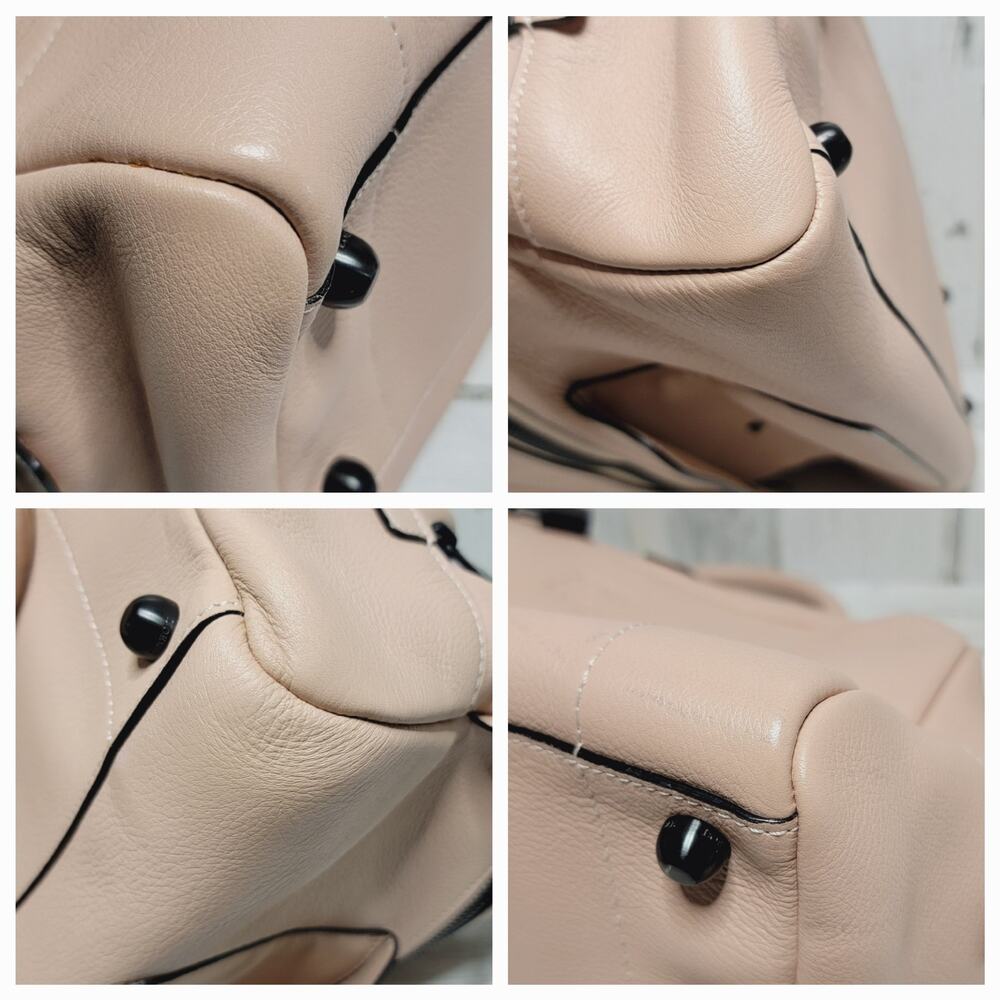 LOEWE SATCHEL BAG REVERSIBLE DUSTY PINK - Picture 13 of 15